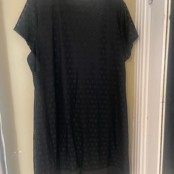 Isaac Mizrahi Live! Black Boho Dress - Size XL - Picture 4 of 4